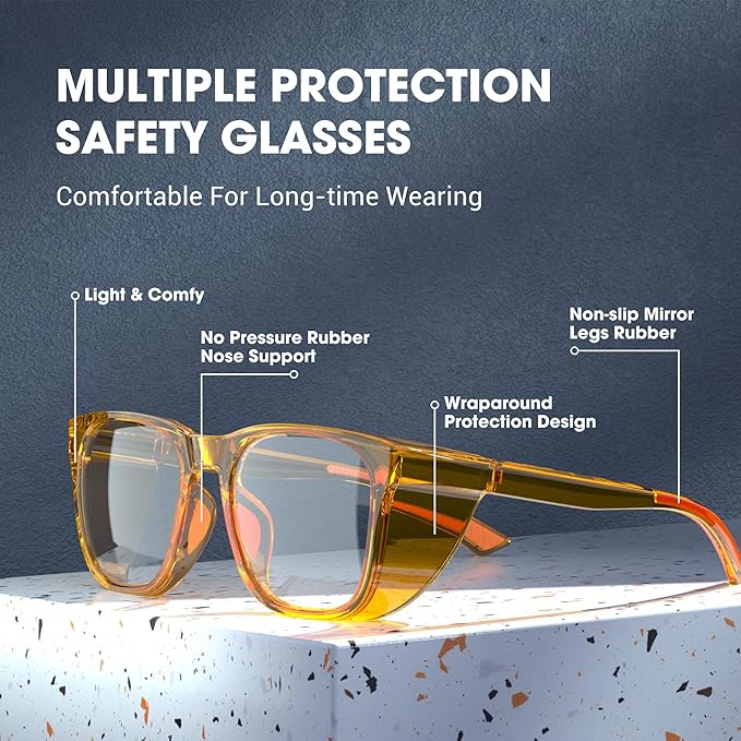 Safety Glasses Anti-Fog Goggles Protective Eyewear Anti Blue Light Protection Glasses For Women And Men