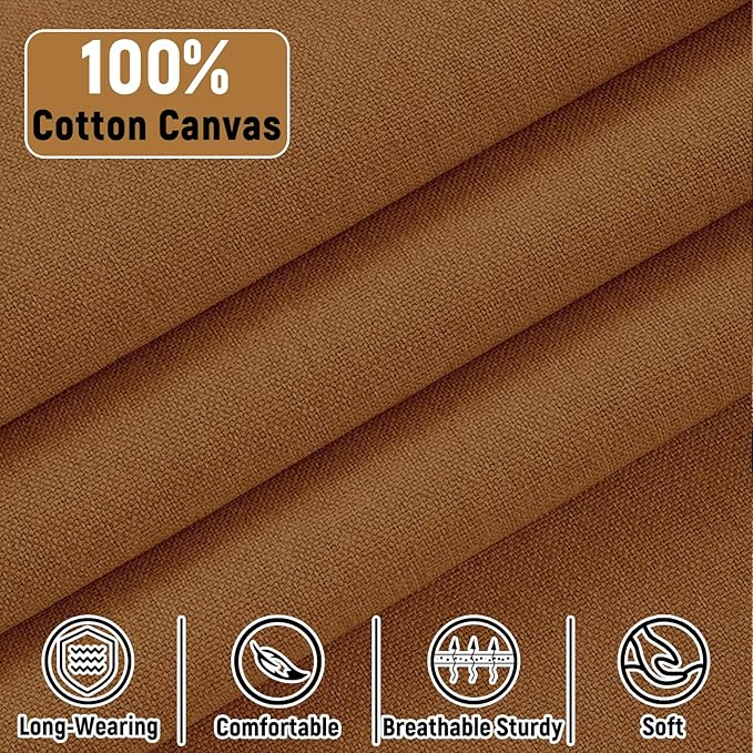 Professional Chef Apron, 100% Cotton Canvas, Perfect for Cooking, Grilling, BBQ, and Kitchen Work, Durable & Stylish
