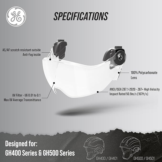 GE PROTECTIVE EYE SHIELD KIT CLEAR LENS