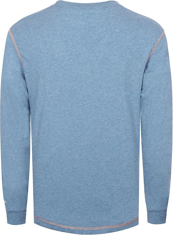 TICOMELA FR Shirts for Men 4oz Lightweight Flame Resistant Crewneck T-Shirts 100% Cotton Fire Retardant Henley Shirts