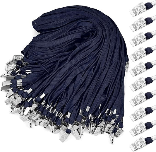 Marspark Lanyards Bulk with Clip Flat Neck Lanyard Badge Lanyard with Swivel Hook Lanyards for ID Cards Holder