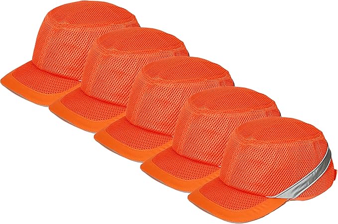 Zojo Baseball Bump Cap Hard Hat Helmet,5PCS Reflective Breathable Lightweight Safety Cap for Men and Women
