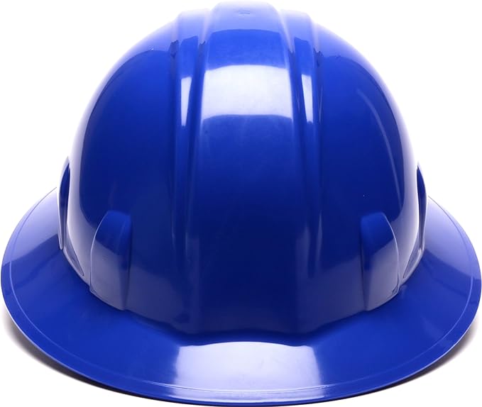 Pyramex SL Series Full Brim Hard Hat 4-Point Ratchet Suspension