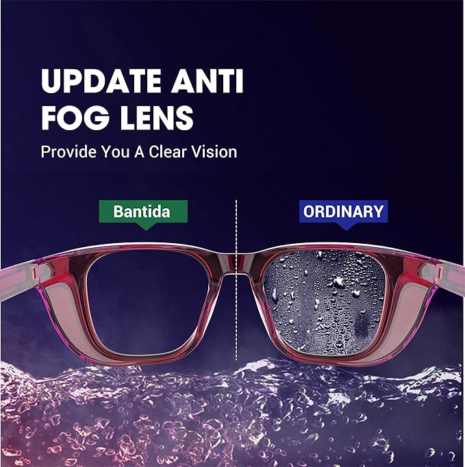 Safety Glasses Anti-Fog Goggles Protective Eyewear Anti Blue Light Protection Glasses For Women And Men