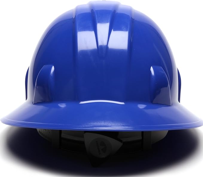 Pyramex SL Series Full Brim Hard Hat 4-Point Ratchet Suspension