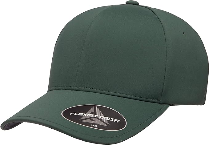 FlexFit Men's One Size Delta Seamless Cap, Maroon, Large-X-Large