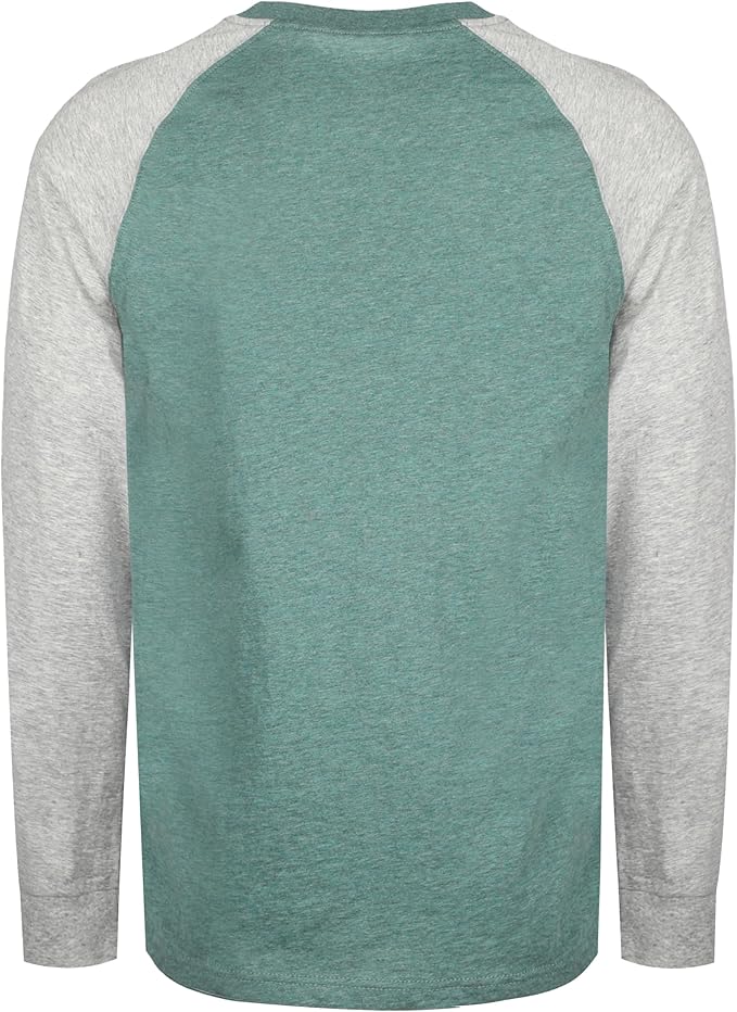 BOCOMAL FR Shirts Two-Tone Crew for Summer 4oz EX Lightweight Flame Resistant Long Sleeve Work T-Shirt Base Layer