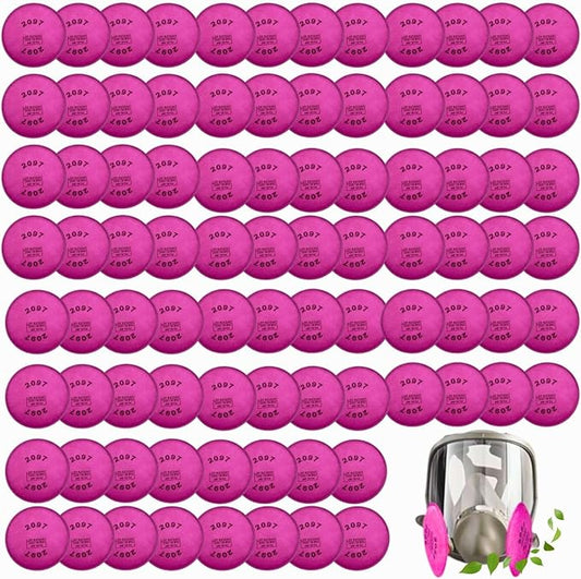 160Pcs(80Pack) 2097 Particulate Filter,2097 Filter Compatible with 6000 6200 6800 7000 FF-4 Series to Replace Filters
