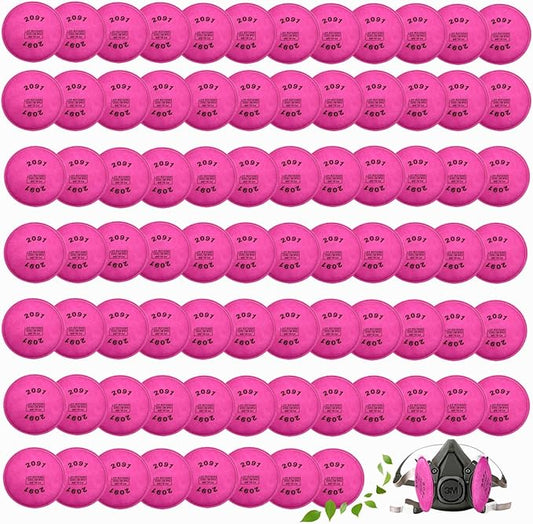 240pcs(120Pack) 2091 Particulate Filter,2091 Filter Compatible with 6000 6200 6800 7000 FF-4 Series to Replace Filters