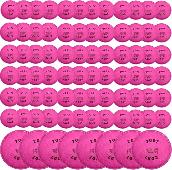 80Pcs 2091 Particulate Filter,Replacement for 6000 6200 6800 7000 FF-4 Item 2091 Filters,Chemicals Use for Against Dust,Torch Cutting,Chemicals(40Pack)