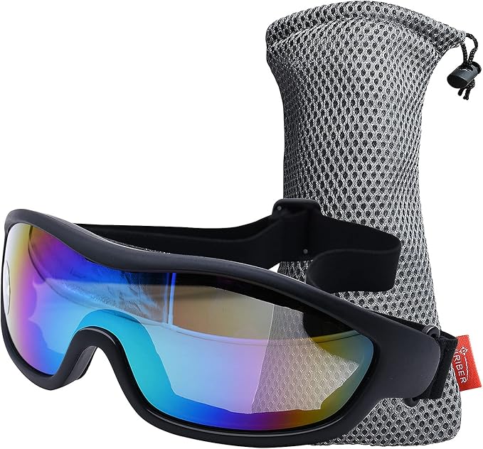 Viriber Motorcycle Goggles UV Protective Outdoor Glasses Dust-proof Combat Military Sunglasses Tactical Goggles (Colorful)