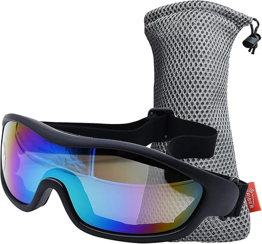 Viriber Motorcycle Goggles UV Protective Outdoor Glasses Dust-proof Combat Military Sunglasses Tactical Goggles (Colorful)