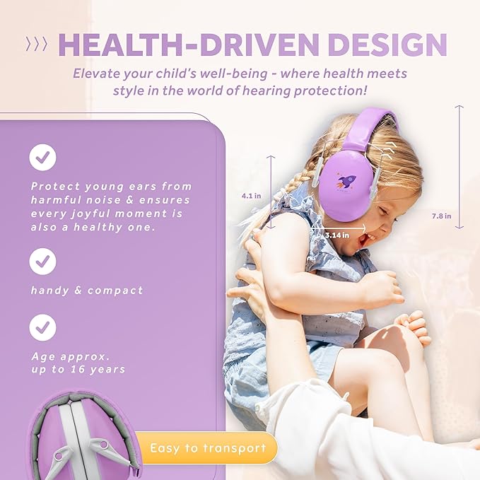 Schallwerk ® Noise Protection Headphones for Kids – Ear Protection for Kids, Toddlers, and Babies