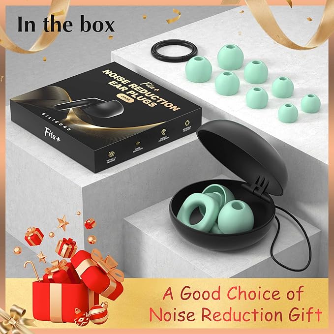 Soft Ear Plugs for Sleeping,Reusable Ear Plugs for Noise Reduction