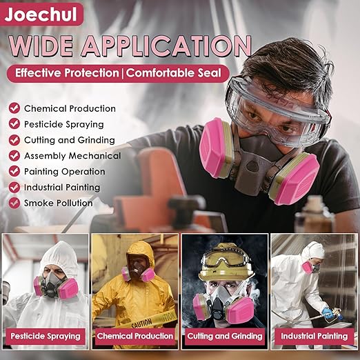 10 Pair 20PCS Respirator Cartridges - 60926 Filter Cartridge for Respirator Mask,Gas Mask Filters for Chemical, Dust, Paint, Organic Vapors, Acid Gases, Ammonia and Particulates Filter, Welding