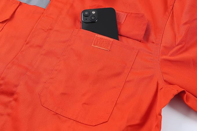 Mens Workwear Coveralls Work Mechanic Jumpsuits Long Sleeve Coverall Work Wear Multi Pockets