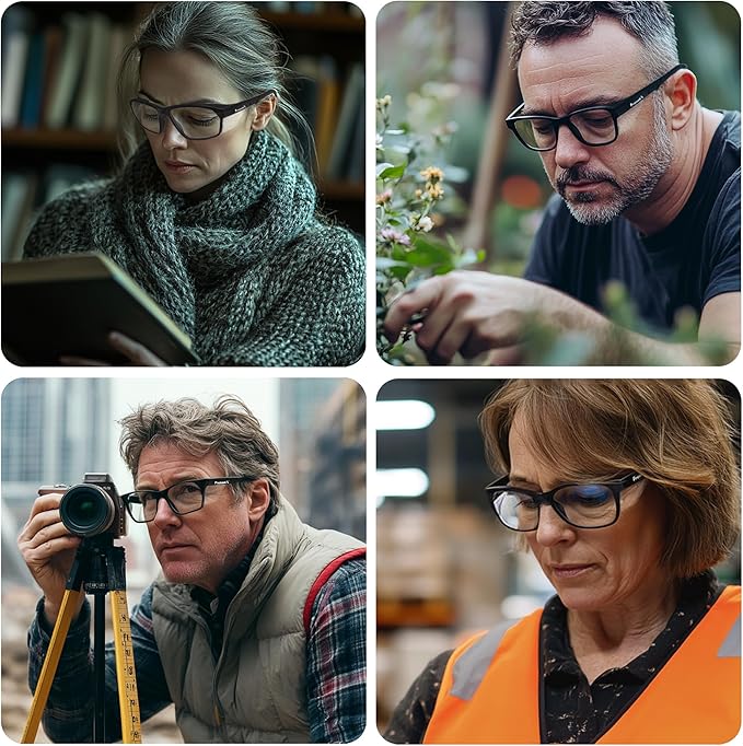 ProtectX Classic Safety Glasses, Anti-Fog Scratch Resistant Lenses, Protective Eyewear for Work, Indoor/Outdoor, ANSI Z87.1