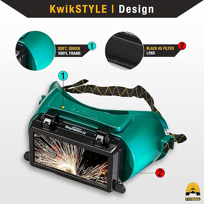 KwikSafety - Charlotte, NC - EAGLE EYES, HAMMERHEAD, OWL Welding Goggles [ANTI-FOGGING ANTI-SCRATCH] ANSI Tested OSHA