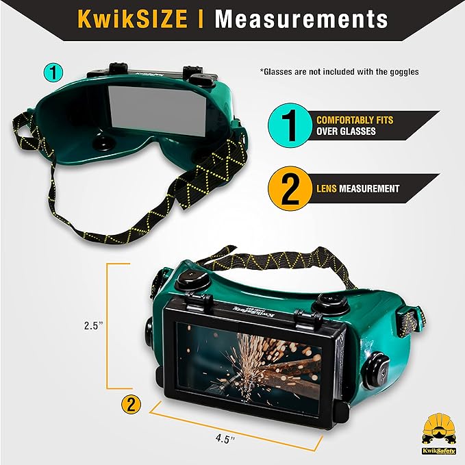 KwikSafety - Charlotte, NC - EAGLE EYES, HAMMERHEAD, OWL Welding Goggles [ANTI-FOGGING ANTI-SCRATCH] ANSI Tested OSHA