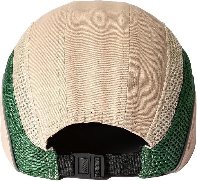 Lightweight Safety Bump Cap - Breathable Baseball Style Protective Hat with Reflective Stripes