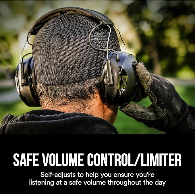 3M WorkTunes Connect + Solar Wireless Hearing Protector with Bluetooth Technology, Bluetooth Hearing Protection with a 26 dB Noise Reduction Rating