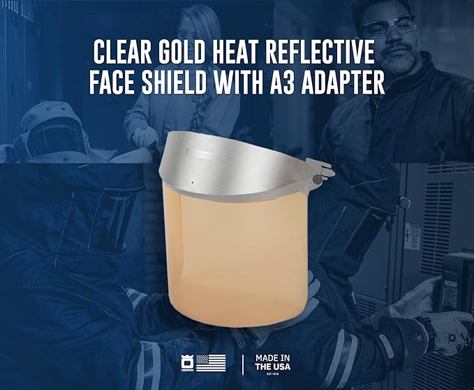 OBERON Heat Reflective Face Shield - Ratchet Headgear