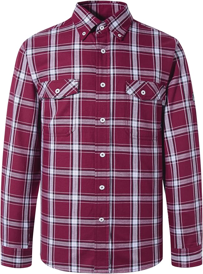 Welding Shirts for Men 7.5oz 100% Cotton Flame Resistant Fr Shirts NFPA2112 Men's Fire Retardant Welding Shirts