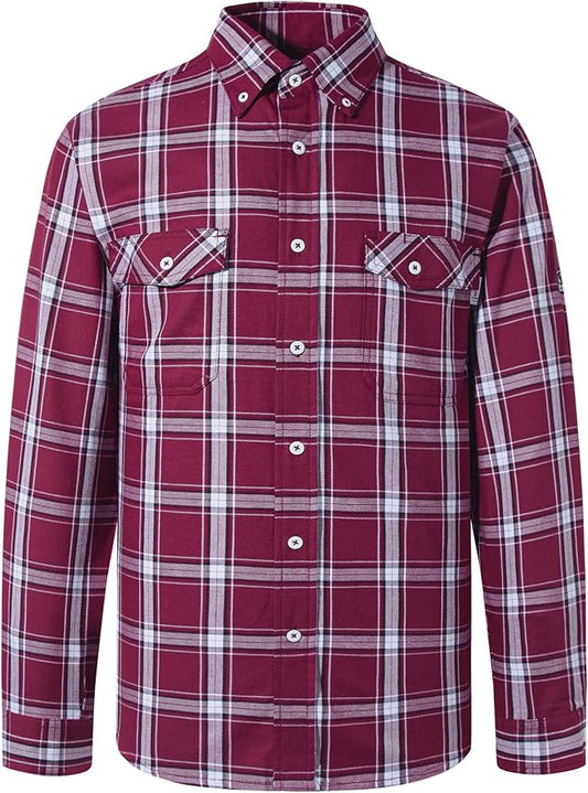 Welding Shirts for Men 7.5oz 100% Cotton Flame Resistant Fr Shirts NFPA2112 Men's Fire Retardant Welding Shirts