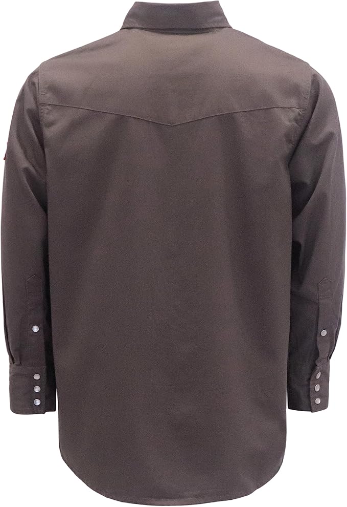 TICOMELA FR Shirts for Men Flame Resistant/Fire Retardant Shirt NFPA2112 7.5oz Men's Welding Shirt