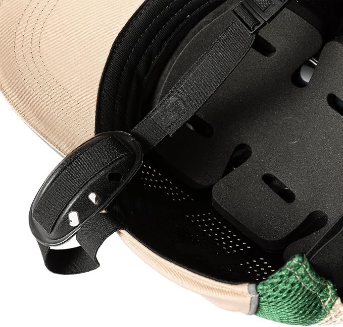 Lightweight Safety Bump Cap - Breathable Baseball Style Protective Hat with Reflective Stripes