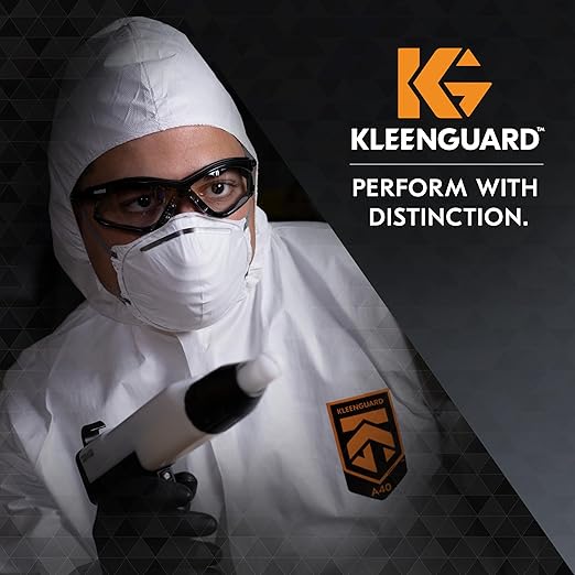 Kleenguard™ V30 Nemesis™ Foam Safety Glasses (65336), Smoke Lenses with KleenVision™ Anti-Fog coating, Black Frame, Unisex Eyewear for Men and Women (12 Pairs/Case)