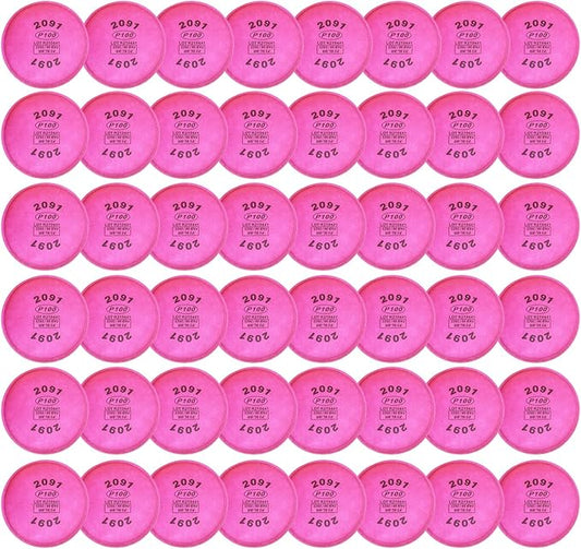48PCS(24Pack) 2091 P100 Particle Filter Compatible with 2091, Installed on P100 Filter Retainer Replacement for 6000 6200 6800 7000 FF-4 for Welding Soot, Fiberglass,Woodworking (4.33 inch)