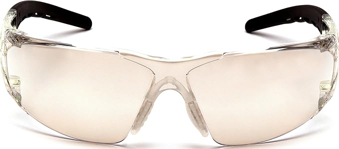 Pyramex Fyxate Safety Glasses, Indoor/Outdoor Mirror Lens