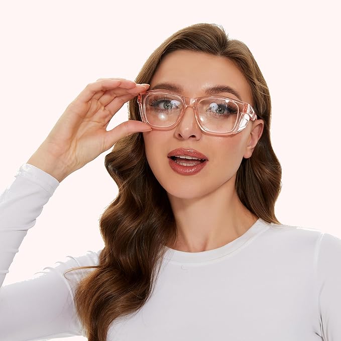 UKNOW Safety Glasses - Anti Fog Lenses - Eye Protection with Side Shields - ANSI Z87.1 Protective Eyewear - UV Protection