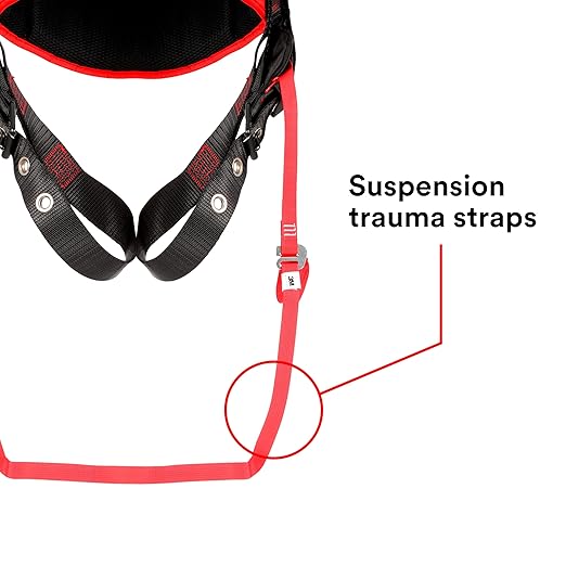 3M Personal Protective Equipment ProteComfort Construction Style Positioning Harness 1161207, Black, X-Large, 1 EA/Case