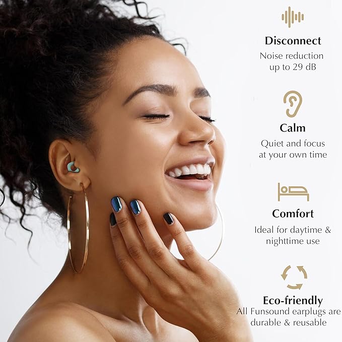 Soft Ear Plugs for Sleeping,Reusable Ear Plugs for Noise Reduction