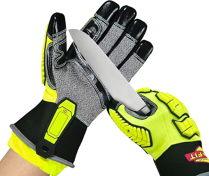 Heavy-duty Rescue Extrication Glove EN388:2016 Certification, Super Dexterity and Ultra Durability