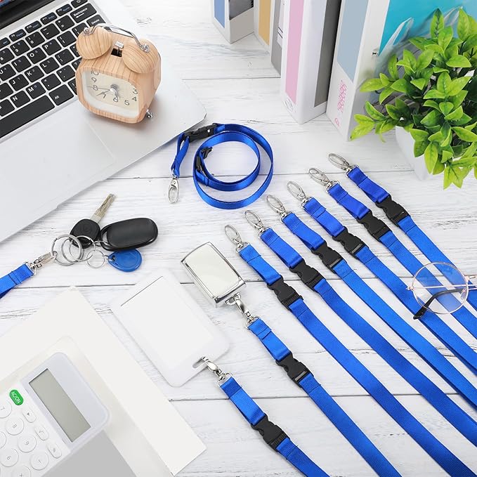 Windyun Break Away Lanyards for ID Badges and Keys Neck Strap with Quick Release Buckle Name Tag Detachable Lanyards