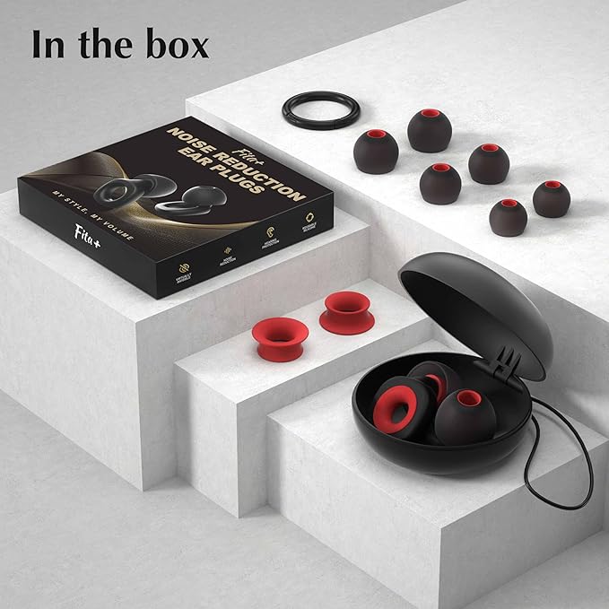 Soft Ear Plugs for Sleeping,Reusable Ear Plugs for Noise Reduction