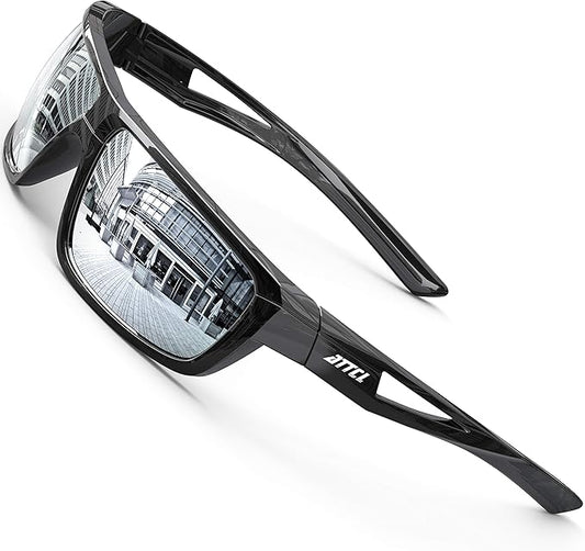 ATTCL Sports Polarized Sunglasses For Men Cycling Driving Fishing 100% UV Protection