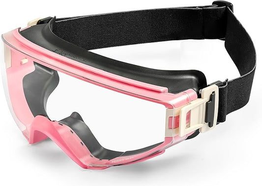 KOZIFACE S60 Safety Goggles, Anti-Fog Full-Seal Protective Eyewear with Strap & Arms, ANSI Z87.1+ Certified
