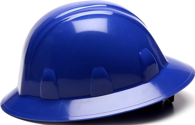 Pyramex SL Series Full Brim Hard Hat 4-Point Ratchet Suspension