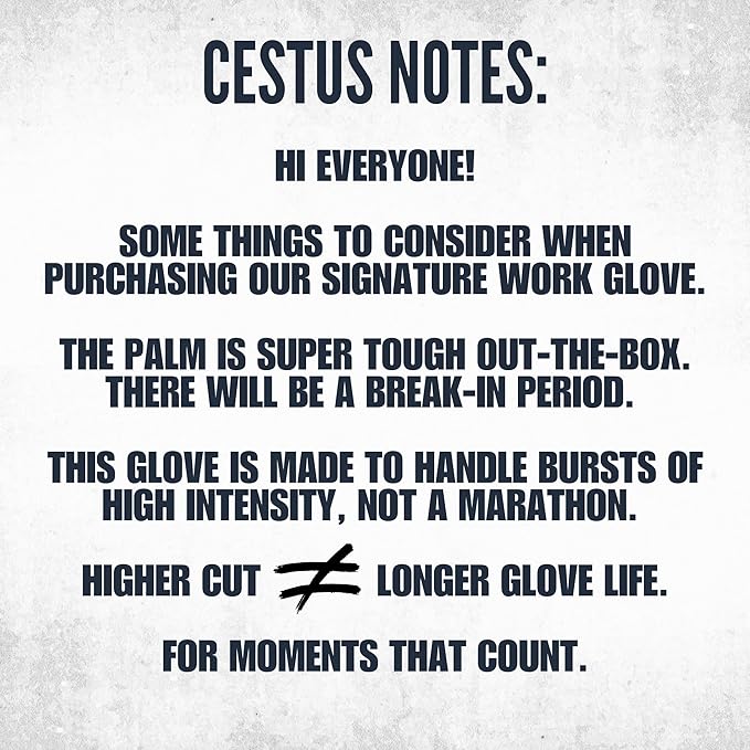 Cestus 3207, ANSI A7 Cut-Resistant Impact Gloves (1,3,10,50 pairs) Heavy Duty Work Gloves Extrication Construction Demolition