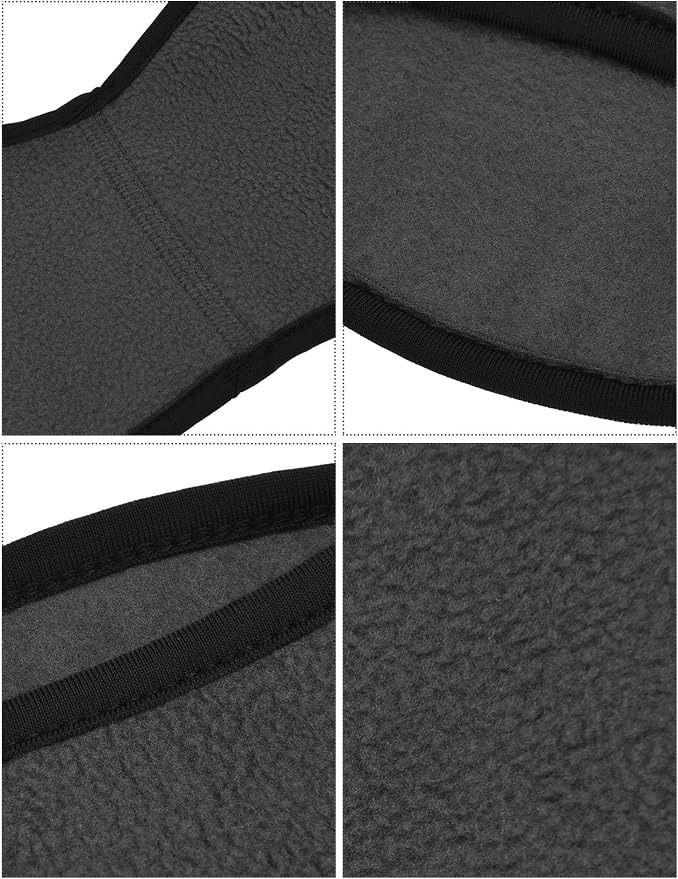 Boao 2 Pieces Ear Warmer Headbands Fleece Earmuffs Winter Ear Covers Running Wicking Ski Sport Headband for Women & Men