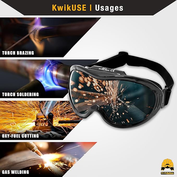 KwikSafety - Charlotte, NC - PIT VIPER Welding Goggles Brazing Flame Cutting Eye Protection