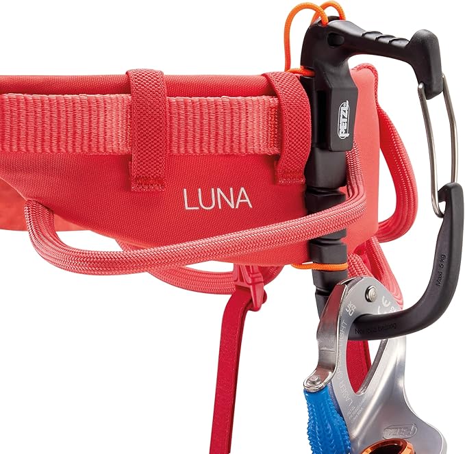 PETZL LUNA Women's Harness - Adjustable Rock and Ice Climbing Harness for Single and Multi-Pitch Climbs