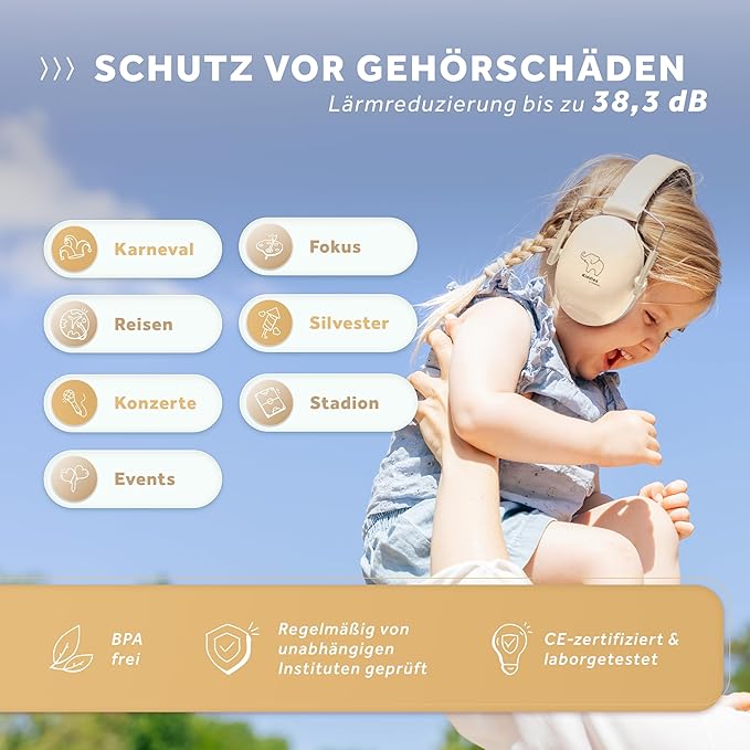 Schallwerk ® Noise Protection Headphones for Kids – Ear Protection for Kids, Toddlers, and Babies