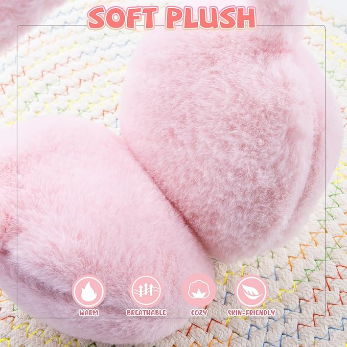 XIAOHAWANG Winter Earmuffs for Kids Girl Warm Ear Muffs Baby Boy Plush Padded Ear Warmer