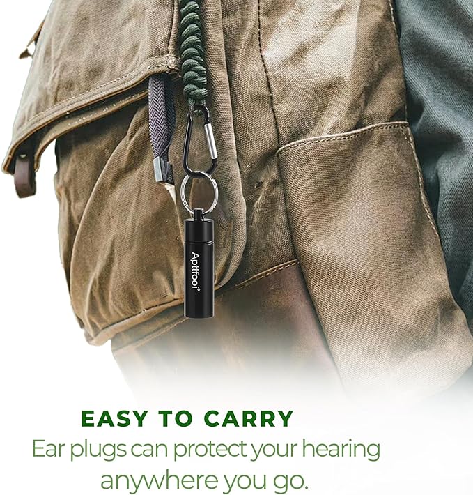Soft Foam Earplugs,34dB Highest NRR, Individually Wrapped,Reusable,10 Pair for Sleeping, Snoring, Loud Noise, Traveling, Concerts, Studying,Work,Construction, Shooting