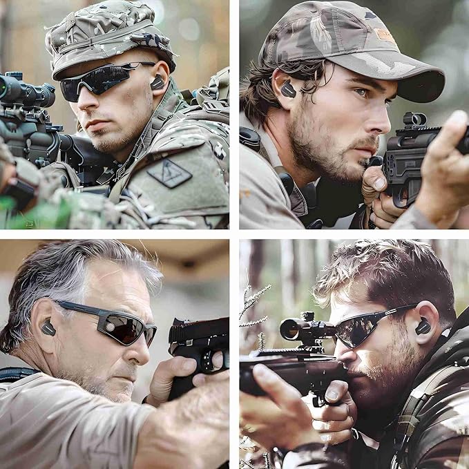 GLORYFIRE Shooting Ear Protection Ear Plugs for Shooting Range Hearing Protection 26dB Noise Reduction